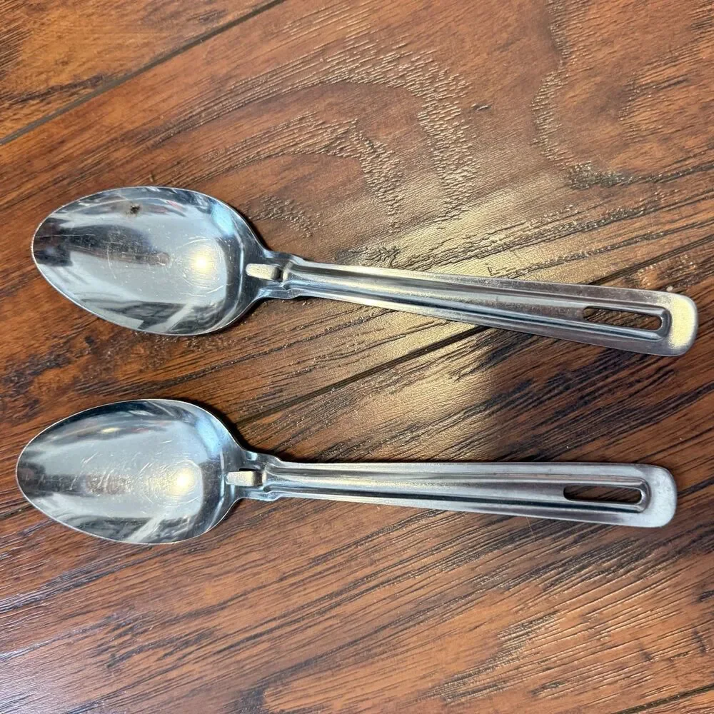 Vintage 1941 Lot of 2 Armco Mess Kit Spoon WW2, Made in Japan US Pat 2231402